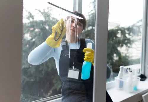 Nettoyage de vitres intérieures et extérieures aux Angles